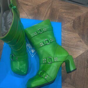 John Fluevog Saphira boots size 12 W 10 M New